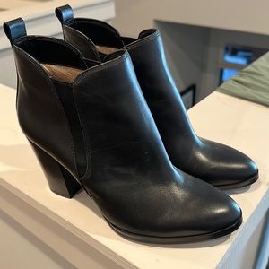 Michael Kors Black Leather Boots